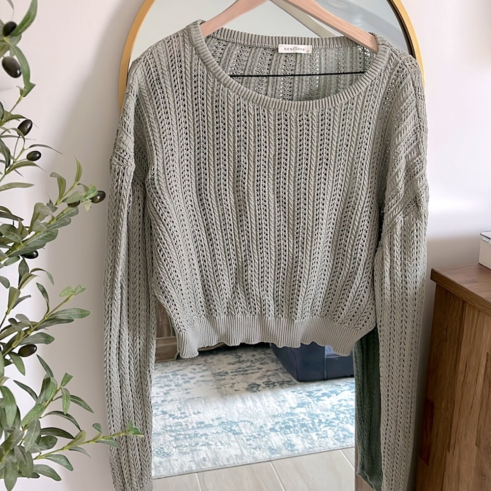 Neuflora Sage Green Sweater